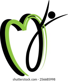 heart shape and people icon