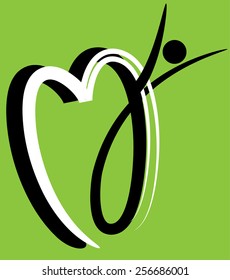 heart shape and people icon