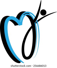 heart shape and people icon