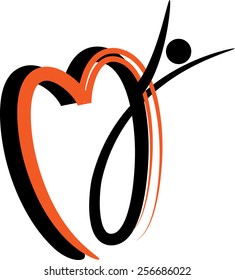 heart shape and people icon