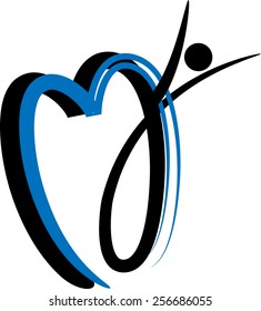heart shape and people icon
