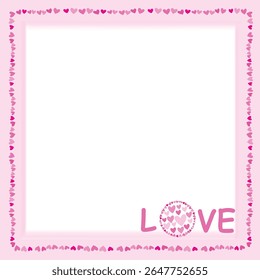 Heart Shape, Photo Frame, Border