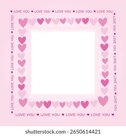 Heart Shape, Photo Frame, Border