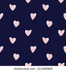 Heart shape seamless pattern design for fashion textiles, graphics and crafts