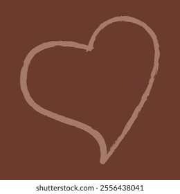 Heart shape speech bubble color. Doodle clip art illustration.