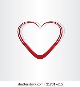 heart shape text box lovely frame valentines day 
