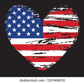 Download American Flag Heart Images, Stock Photos & Vectors ...