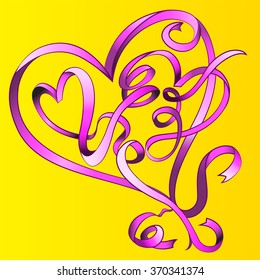 heart shape valentine graphic
