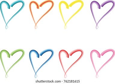 heart shape vector