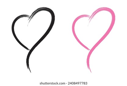 Heart shape vector, Heart icon