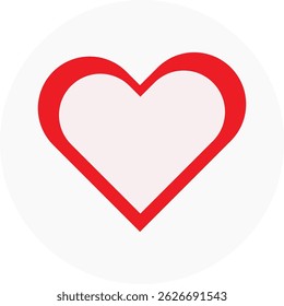 Herzform, Vektorsymbol-Design