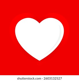 Heart shape vector illustration, Valentine red heart icon isolated, hearts icons in red colour, love heart, Set of red hearts sign, Collection of heart with different style, Love Symbol icon set.