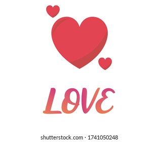 Heart shape vector. Love illustration. Hand drawn design for Valentine's day card background. Web icon, symbol, sign. Romantic wedding invitation. Art sketch. Red graphic drawing isolated on white.
