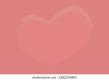 Heart shape vector. Love vector illustration. Hand drawn design for Valentine's day, Wedding, Romantic card background. Abstract Background.