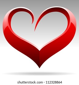 heart shape vector object