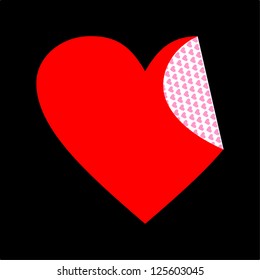heart shape vector object