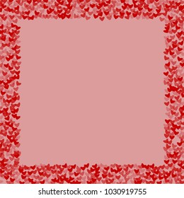 Heart shape vector which consists of isolated elements. Modern style with beautiful elements in heart shape vector. Can be used as print, wallpaper, cards, valentine cards, logo, background and etc.