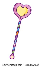 Heart shape wand
