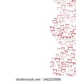 Heart shape which consists of isolated elements. Modern style with beautiful elements in heart shape. Can be used as print, wallpaper, cards, valentine cards, banner, background and etc.