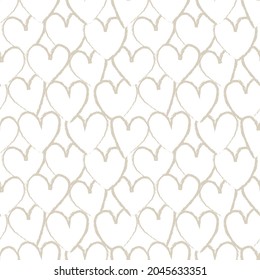 Traje de pincel con forma de corazón fondo de patrón transparente para textiles de moda, gráficos