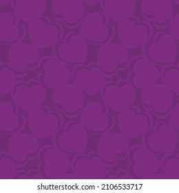 Heart shaped brush stroke seamless pattern design for fashion textiles, graphics and crafts