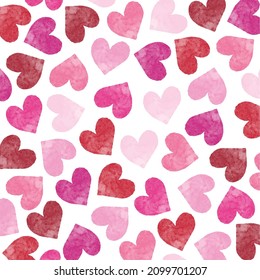 Heart shaped february month of love social media cover template digital pattern