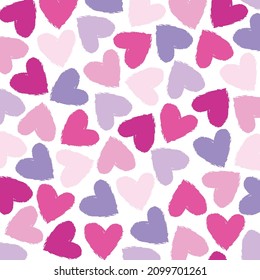 Heart shaped february month of love social media cover template digital pattern