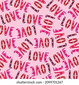 Heart shaped february month of love social media cover template digital pattern