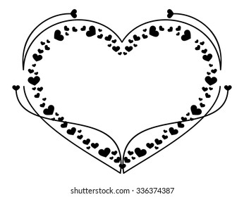 Heart shaped frame