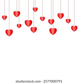 heart shaped hanging on a rope, love decoration
