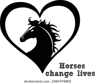 heart shaped horse graphics, horses vectors, pony lover, pet owner, pet lovers