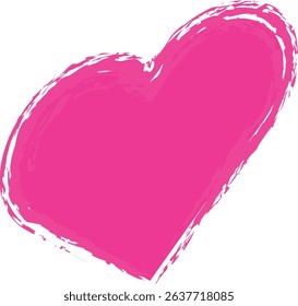 Heart shaped object in Pink