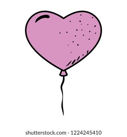 heart shaped party balloon