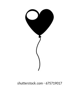 Heart shaped party balloons