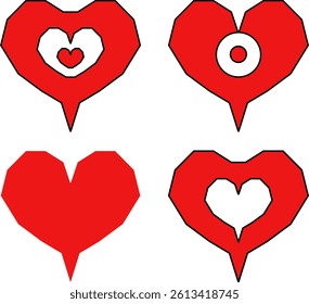Heart shaped pins. Marking locations we often visit. Culinary places, tourist attractions, beaches, and places we want to visit. Or for fun place recommendations to our friends.