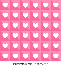 heart shaped seamless background showing love