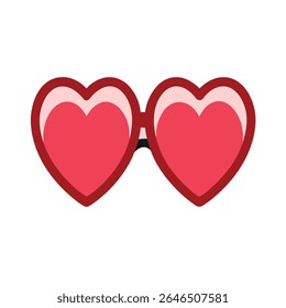 Hartvormige zonnebrillen voor Fun Love Fashion Concept