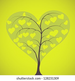 heart shaped tree