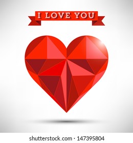 Heart Shaped with Triangles