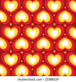 Heart shaped wallpaper