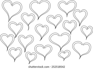 heart shapes