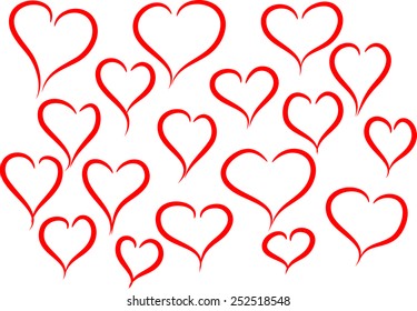 heart shapes