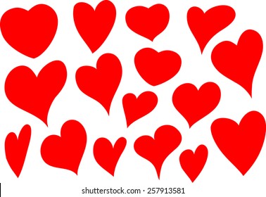 heart shapes