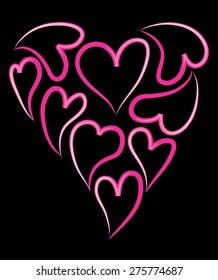heart shapes