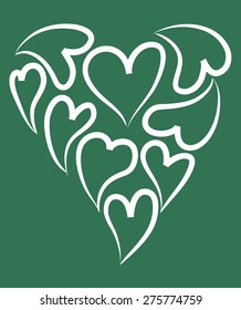 heart shapes