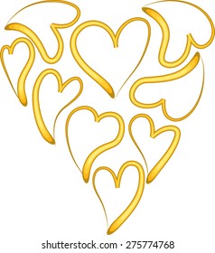 heart shapes