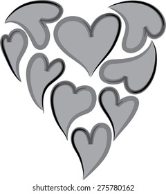 heart shapes