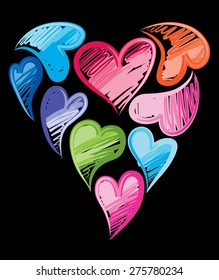 heart shapes