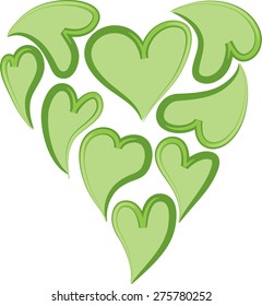 heart shapes