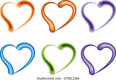  heart shapes